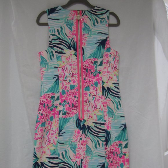 Lilly Pulitzer 4 NWT Mila Stretch Shift Dress Via Flora - Picture 6 of 8